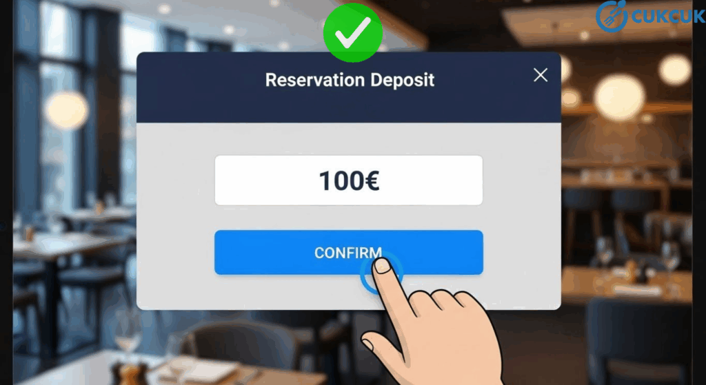 Anzahlung Funtion mit CUKCUK