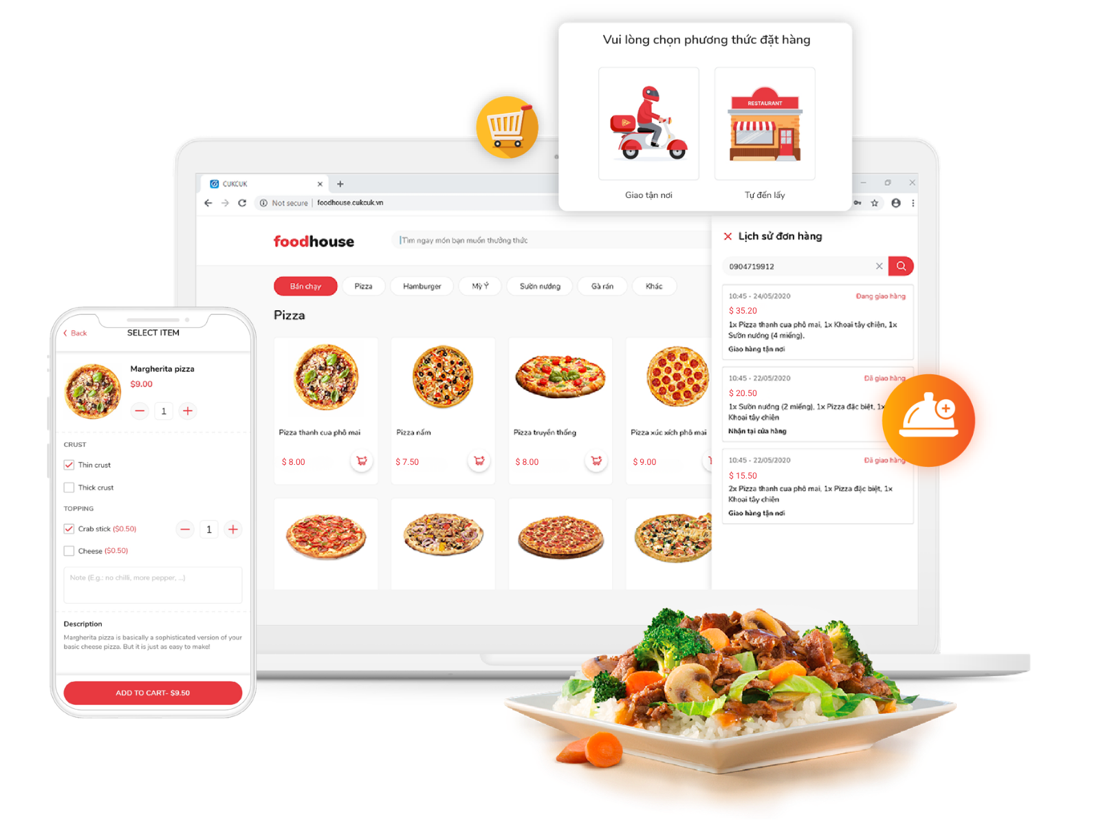 CUKCUK Kassensystem online ordering